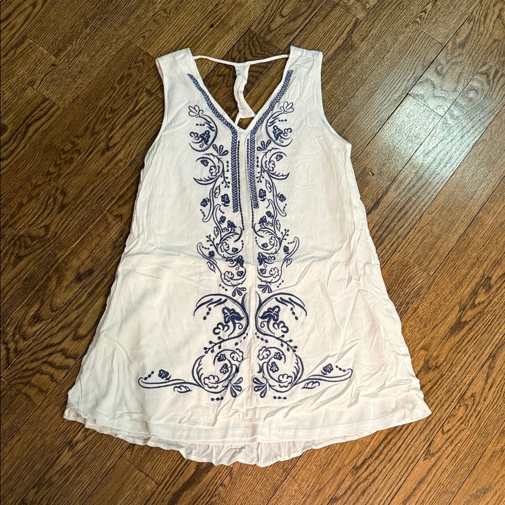 *Last Chance Price* Lord & Taylor DesignLab Fully Lined Embroidered Sun Dress - Picture 1 of 2